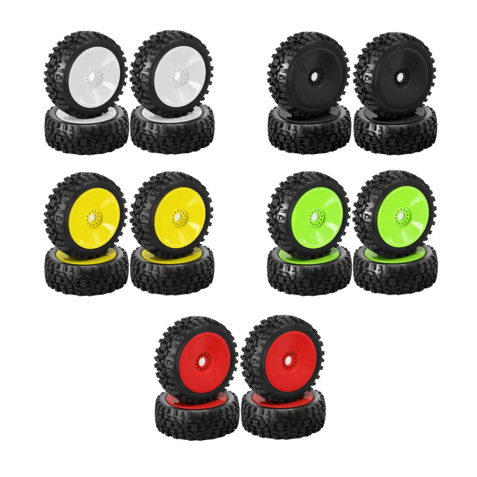 

4 шт., 1:14 строительных шин, аксессуары для радиоуправляемых моделей, простота установки, прочная запасная часть 118 мм, долговечные запасные части