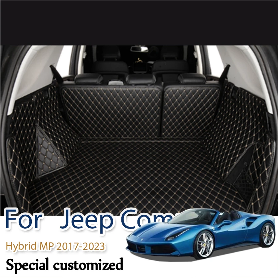 Custom Car Trunk Mats Fit For Jeep Compass Hybrid MP 2017 2018 2019