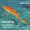 2.4G Remote Control Dinosaur For Kids Mosasaurus Diving Toys Rc Boat With Light Spray Water For Swimming Pool Bathroom Bath Toys 5