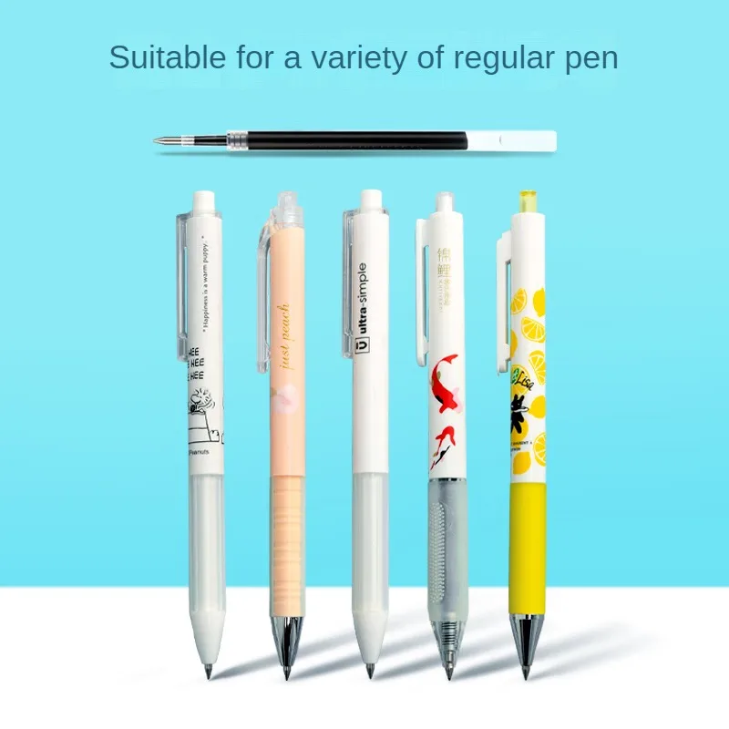 M&G 12pcs Quick Drying Gel Pen Refills 0.5mm Black Push Action Bullet Point Signature Pen Refill Superior Series Refills 3