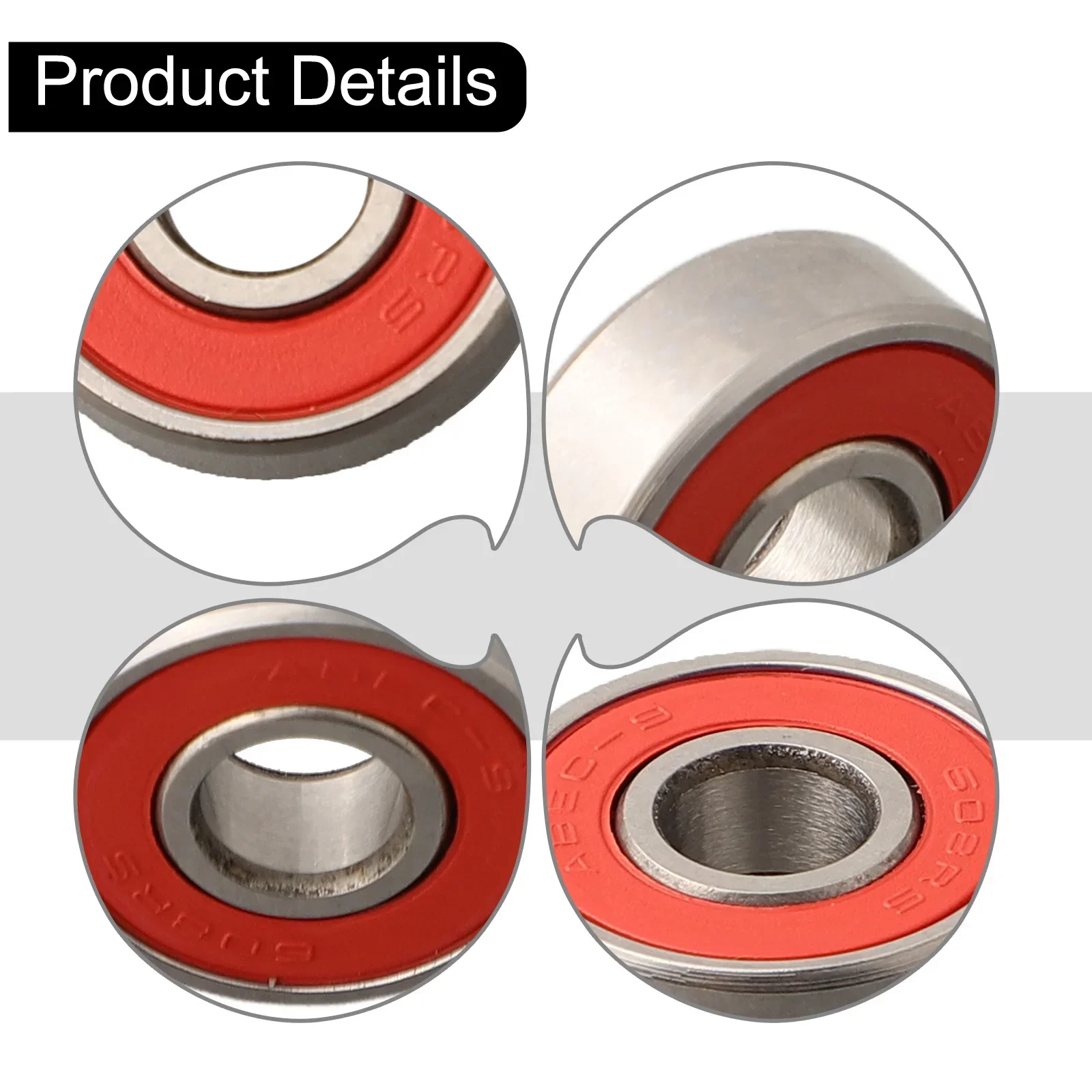 ABEC-7 608 2RS 스케이트 보드 스쿠터 롤러 스틸 밀폐형 볼 베어링 8x22x7mm 고속 사일런트 스케이트 보드 베어링 액세서리
