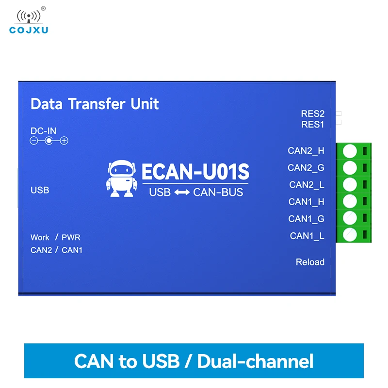 Can usb converter CAN to USB Converter Bus Analyzer CAN2.0 Debugger CAN-BUS Bidirectional 2-Way Transceiver COJXU ECAN-U01S Portable Relay