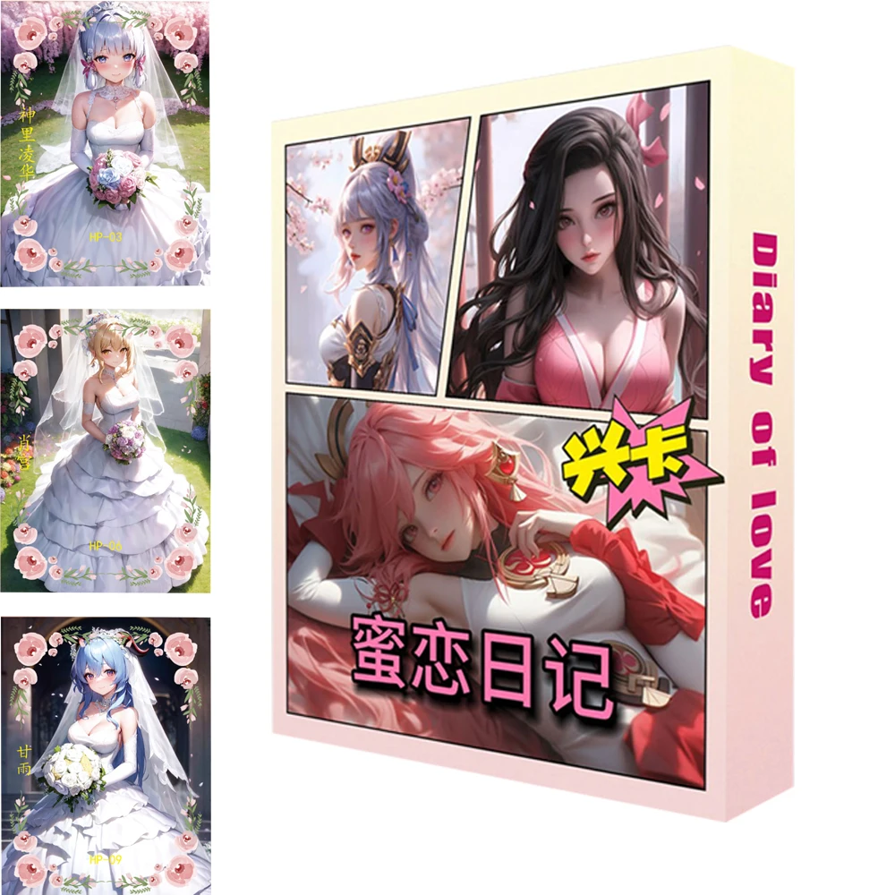 goddess-story-collection-card-love-diary-beautiful-girl-party-games-ccg-tcg-booster-box-doujin-toys-and-hobby-gifts-le-plus-recent-2024