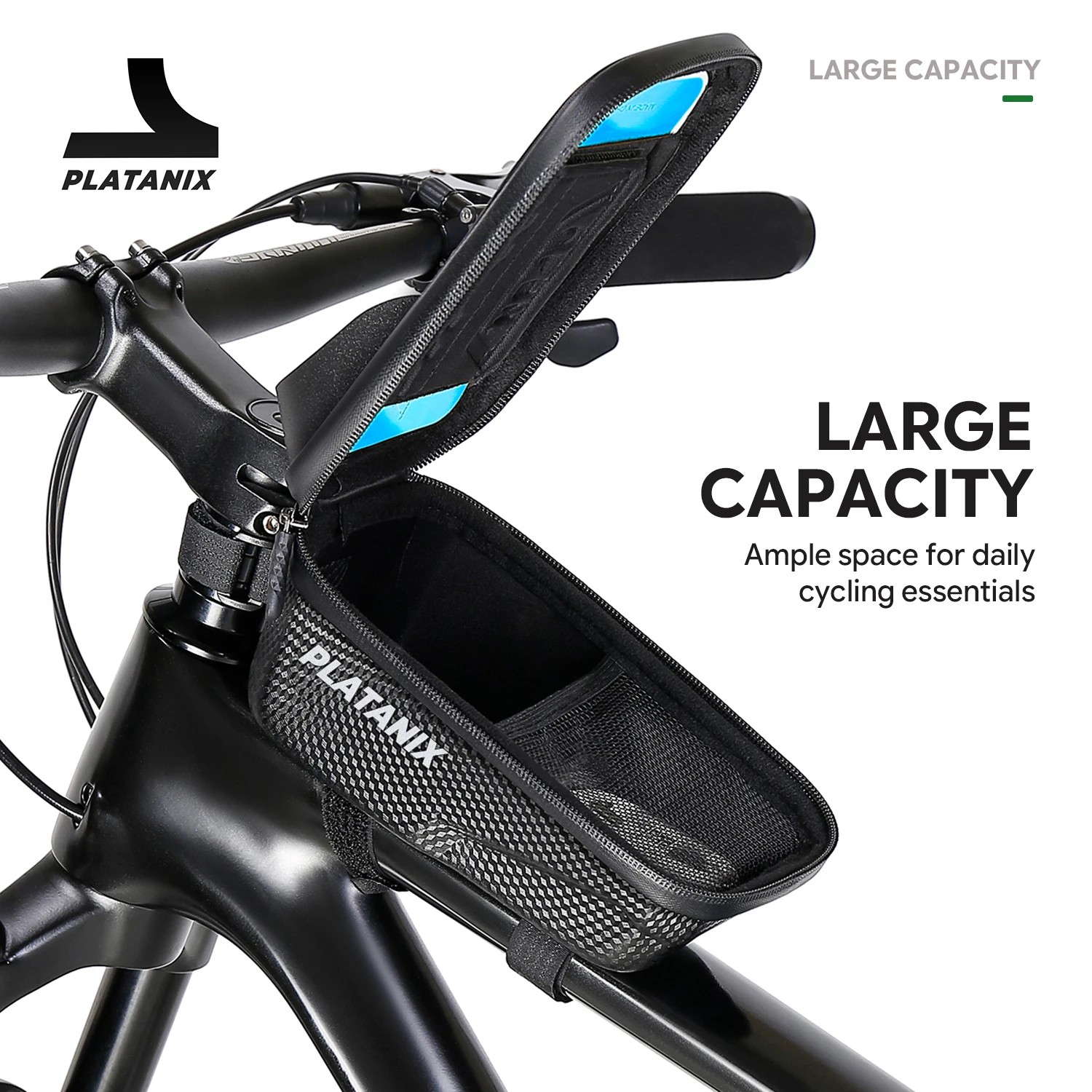 Hard Shell Bicycle Handlebar Bag 5