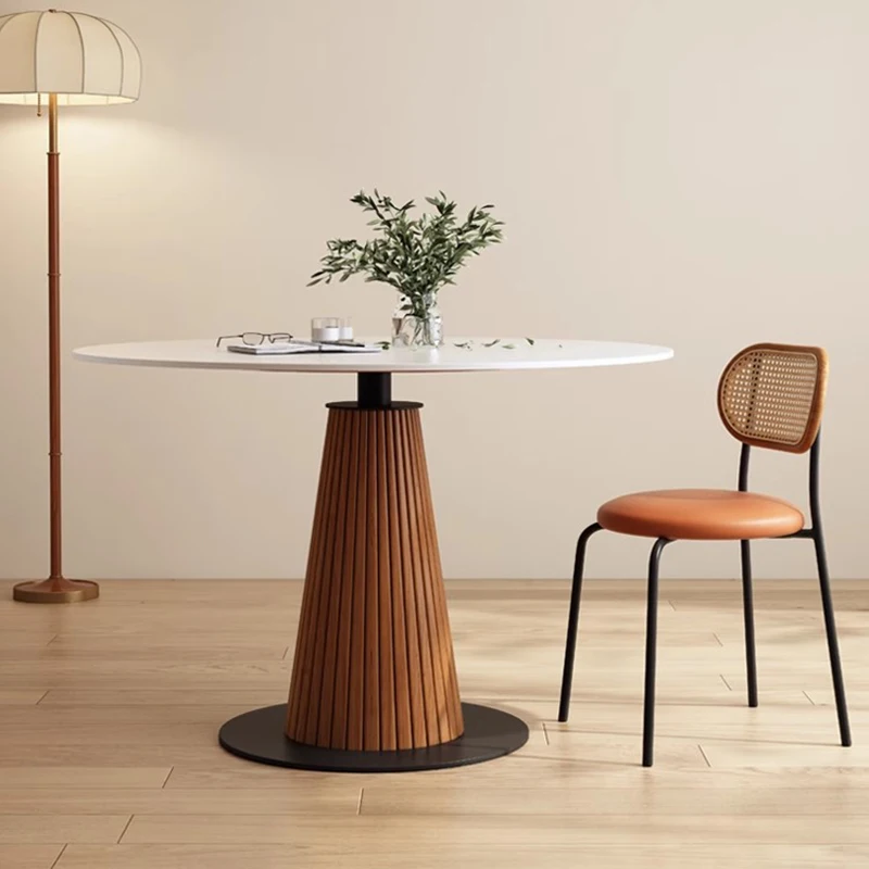 

Restaurant Office Dining Tables Luxury Center Hotel Lobby Round Table Japanese Free Shipping Mesas De Jantar Home Furnitures