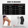 Kuangmi Smart Knob Knee Brace with Patella Gel Pad and Lateral Stabilizer, Compression Knee Brace for Exercise (Single), KMh752 3