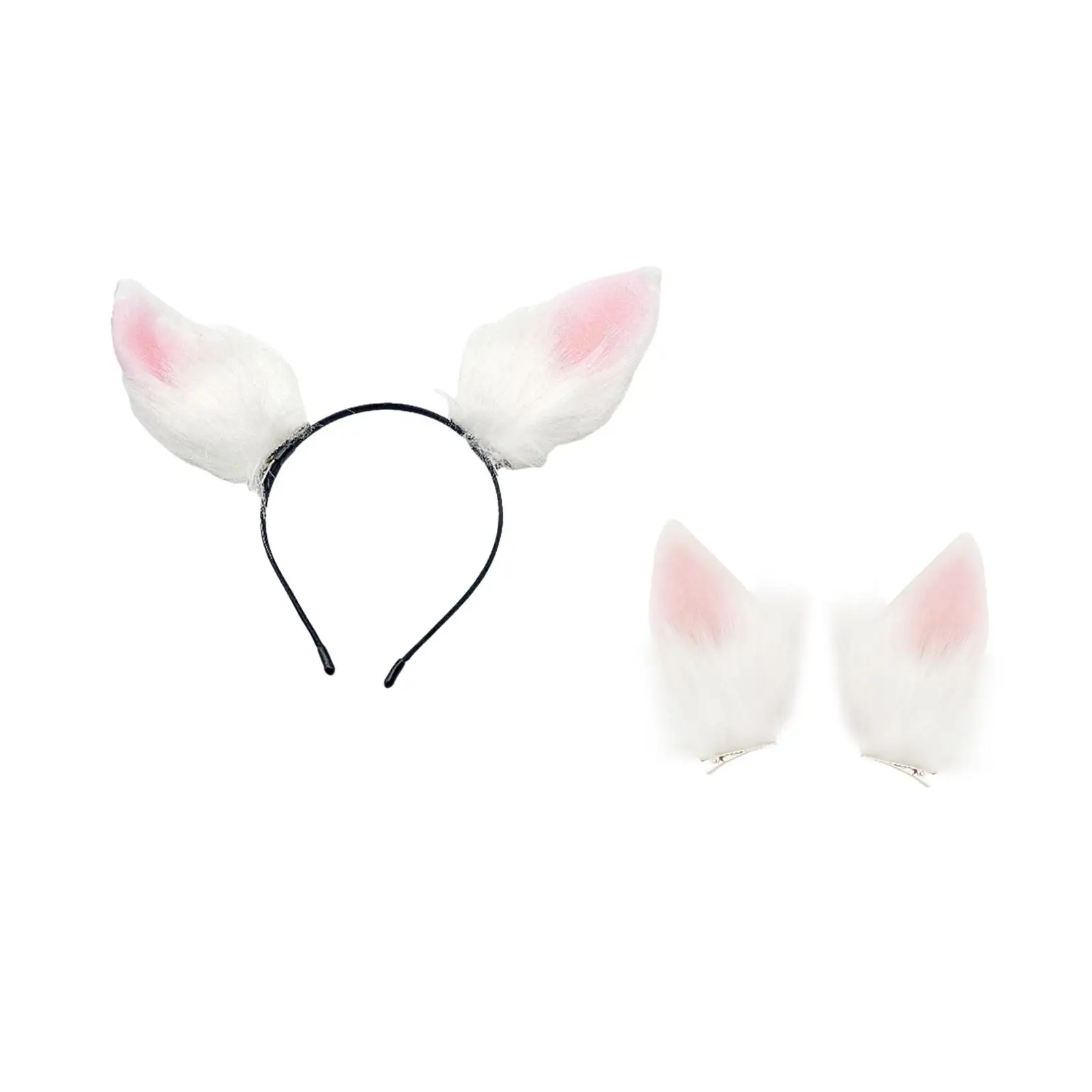 

Rabbit Ear Hair Clip Bunny Pin Hair Accessories Ears Barrettes for Halloween Easter