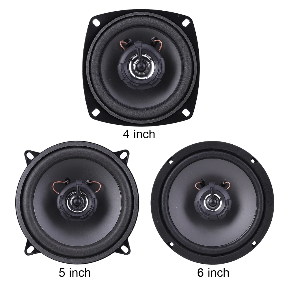 Subwoofer Coaxial HiFi de 4/5/6 pulgadas, Audio para automóvil, música HiFi, altavoz estéreo de coche de frecuencia completa, altavoces para coche de 300W, 400W y 500W