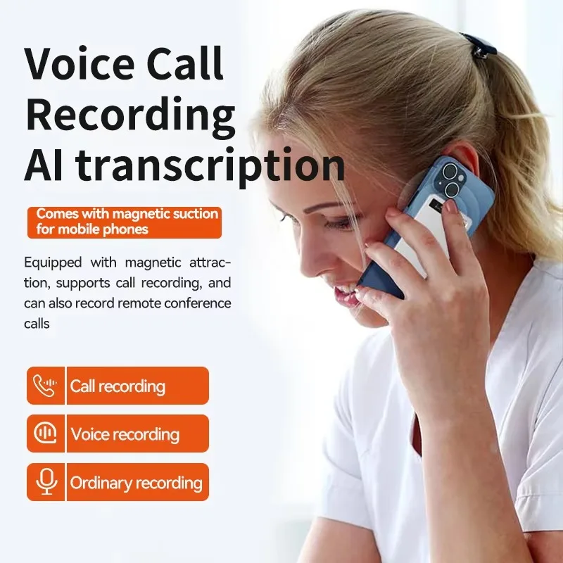 시유뉴예스 64Gb 챗 GPT 노트 테이커 스마트 디지털 오디오 MP3 AI 음성 녹음기 (회의 녹음, 요약, 마인드맵)