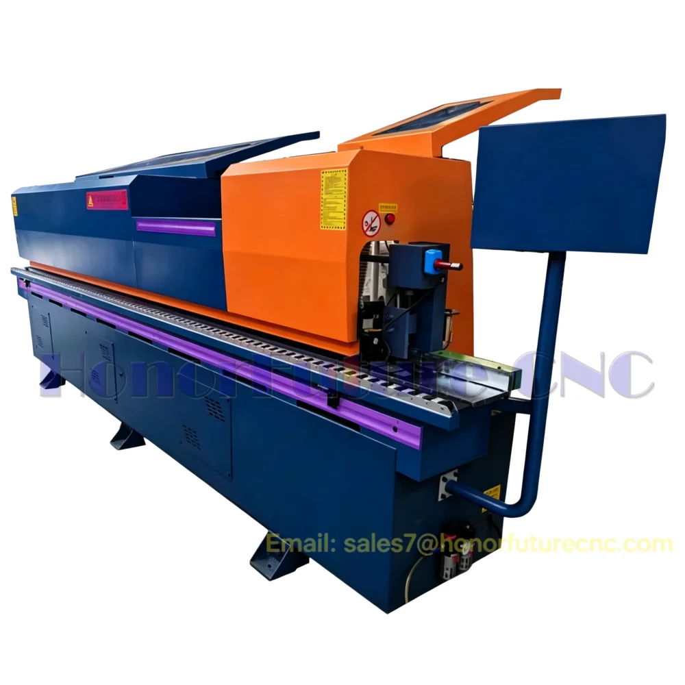 자동 PVC MDF 목재 엣지밴딩 기계, 가구 트리밍 목공 기계용 프리밀링 엣지밴딩 기계