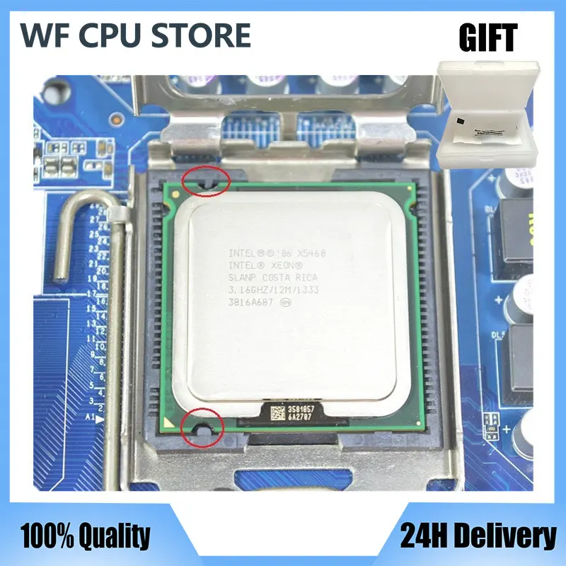 

Бывший в употреблении процессор Intel Xeon X5460 3,16 ГГц 12 МБ 1333 МГц процессор работает на материнской плате LGA 775