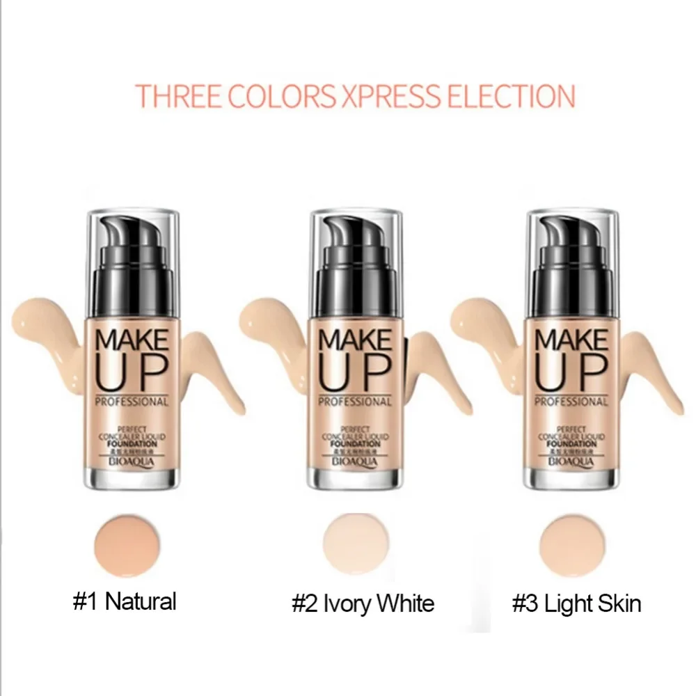 Radiant Glow Liquid Foundation Concealer - Waterproof, Brightening & Long-Lasting Formula