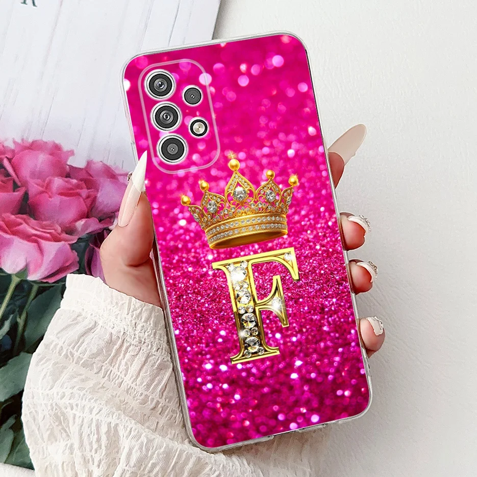 Luxury Crown Letters Soft Silicone Phone Case Cover
