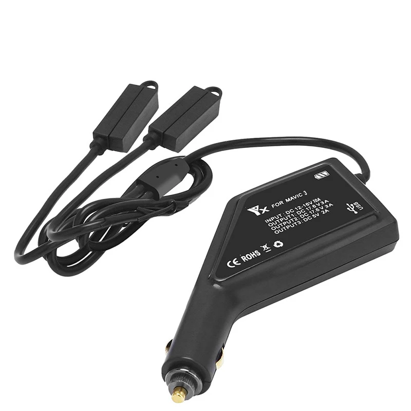 Dji mavic carregador de carro bateria dupla adaptador