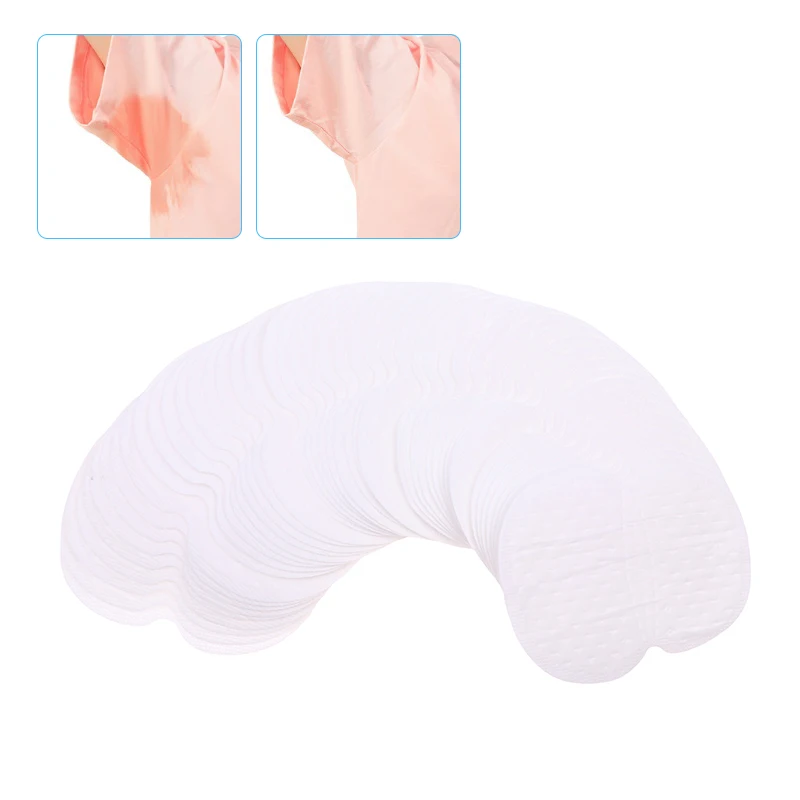 Sweat Pads Summer Deodorants Underarm Anti Perspiration Disposable Armpit Absorb Shield 50Pcs