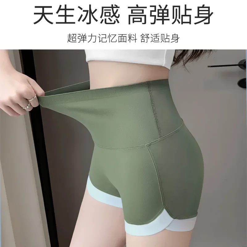 Triple Shark Pants Shorts Safety Pants for Women Hip Lift Outwear Thin Fit Sports Underlay