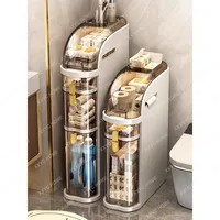 Bathroom Storage Rack Sandwich Cabinet Bathroom Storage Rack Bathroom Toilet Crevice Cabinet 1