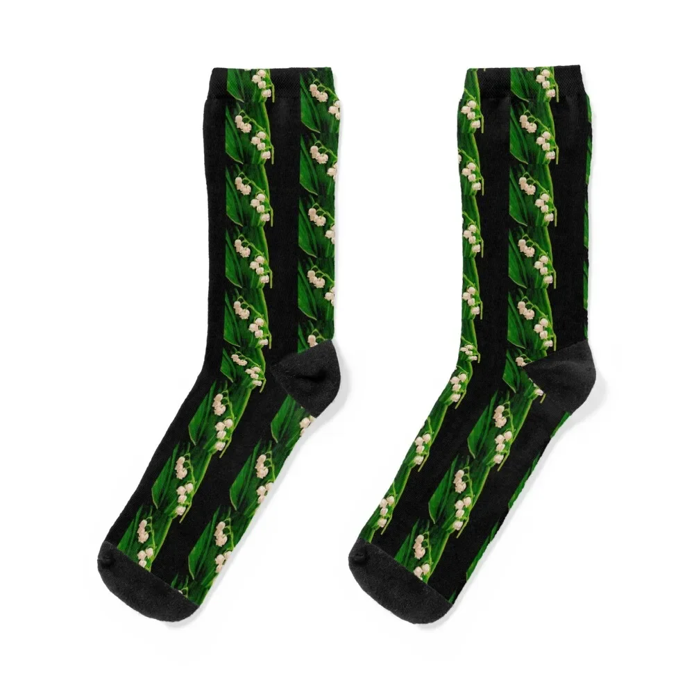 Lily of the valley Socks valentine gift ideas warm winter Socks Woman Men's