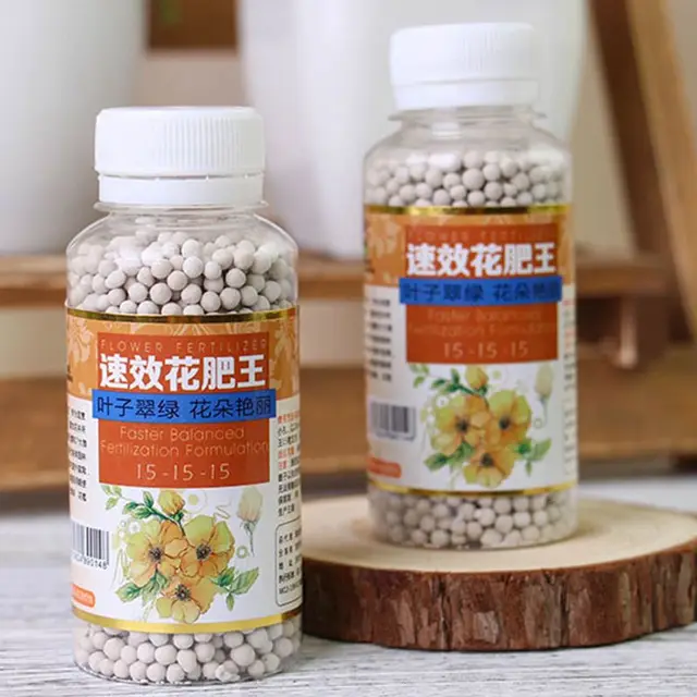 130 G Granulátum Növényi Élelmiszer Organic Npk Műtrágya Szóró Virágzöld Retes Zamatos Orchidea Lombműtét Gyors Növekedéshez - Image 3