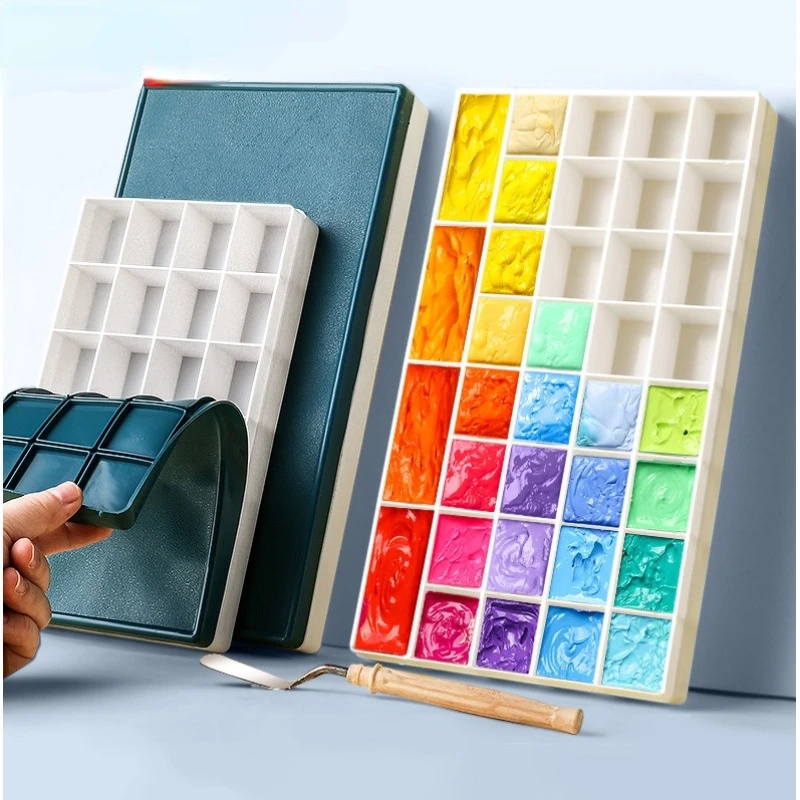 Acrylic Paint Palette Box Art Supplies Paint Box Gouache Paint Box Gouache Art Box