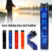 Rod Holder Raft Fishing Barrel Equipment Rod Stand Vertical Inserting Device for MEIHO BM VS VW Fishing Tackle Box Accessories