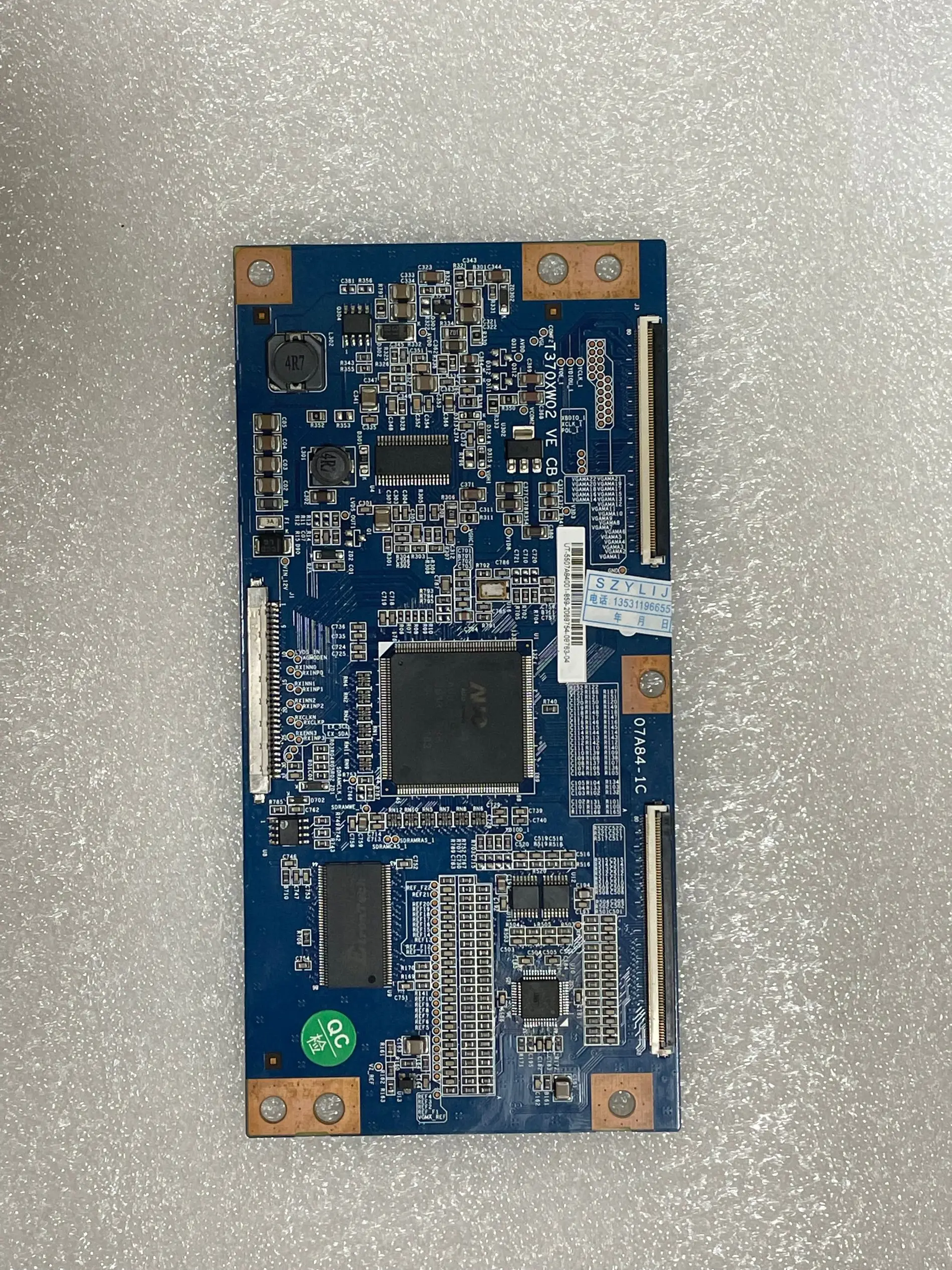 

Бесплатная доставка, оригинальная Φ логическая плата T370XW02 VE CB 07A84-1C, строчный тест T370XW02 VE CB 07A84-1C