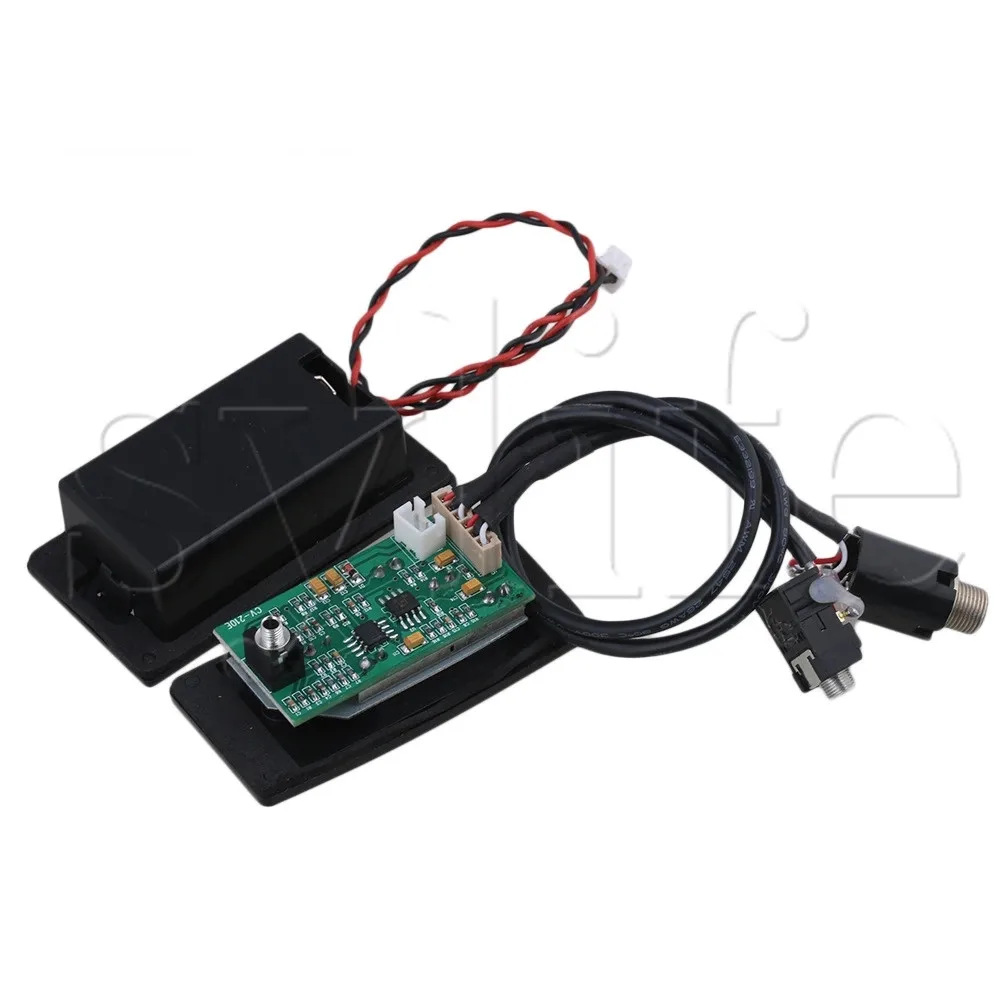 

Black Bass and Treble Volume Opening Type Pickup for Violin with Screws