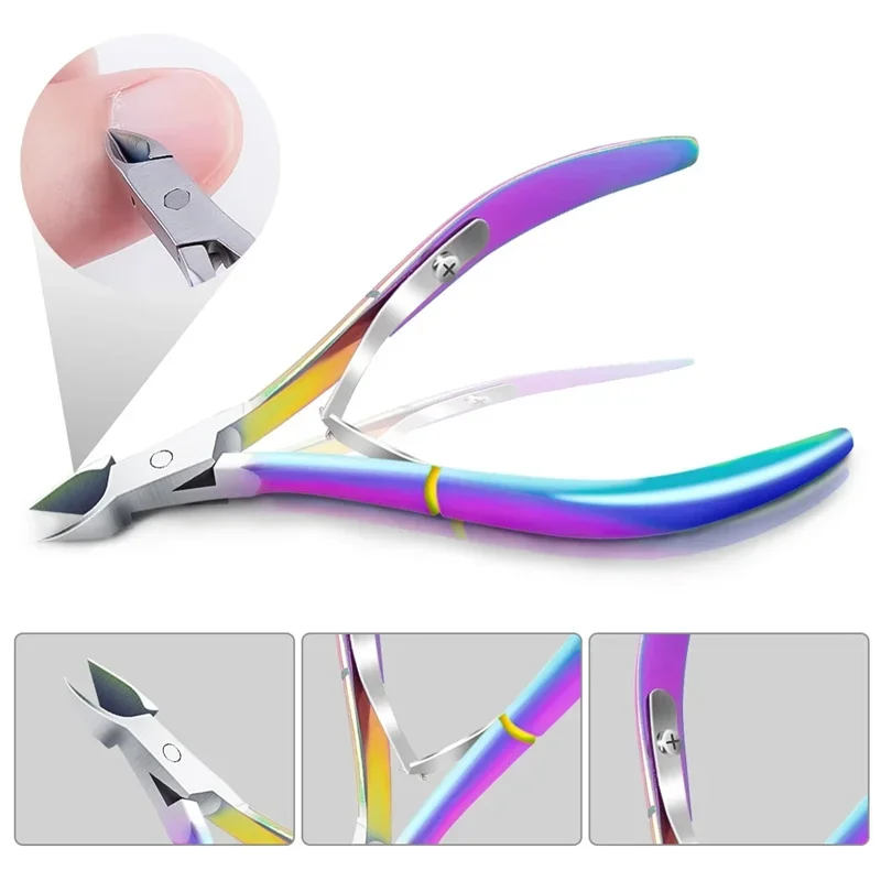 

Nail Cuticle Nipper Scissors Manicure Scissors Clippers Trimmer Dead Skin Remover Cutters Stainless Steel Cutters Nail Art Tools