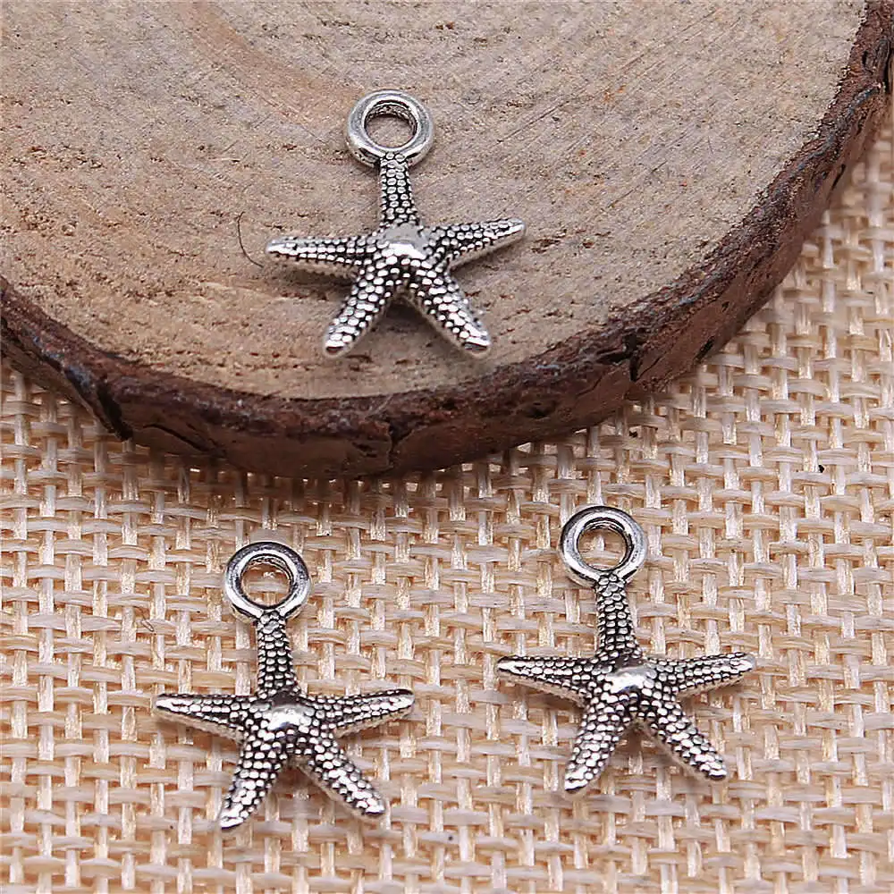 

Accessories Starfish Charms Jewellery 13x16mm 20pcs