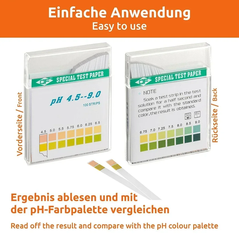 100 Strip PH Value Test Strip 4 5 9 Drinking Water Aquariums Lndicator PH Meters Indicator Paper For Urine Water Aquarium