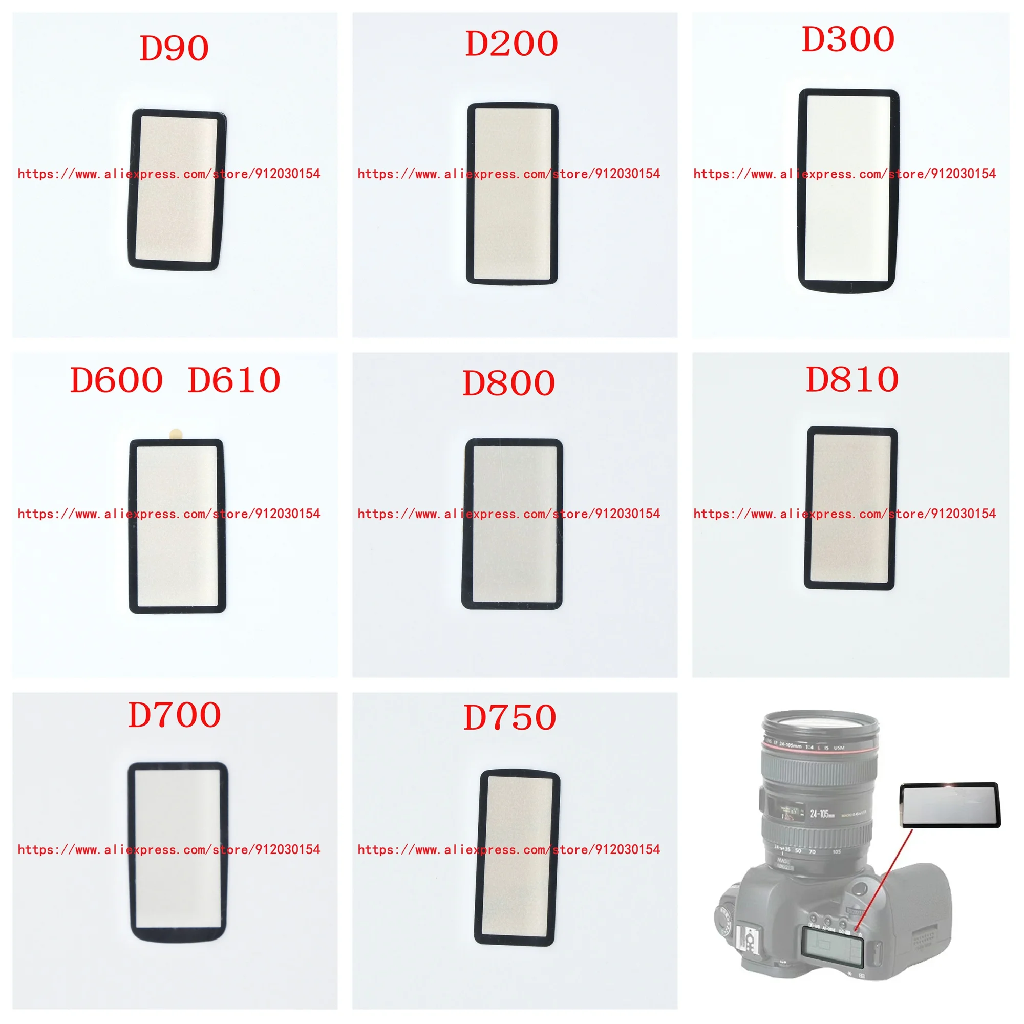 Shenligod (2pcs) DK-21 Eyepiece Eyecup For Nikon D90 D7000 D750 D610 D600 - Replacement Viewfinder Eye Cup For D300 D200 D80 D70 D50 | Buy Now With Express International Delivery