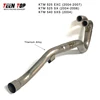 Offroad Bike Exhaust For KTM 525 EXC/ 525 SX/ 540 SXS Titanium 2004-2007 50.5mm Motorcycle Exhaust Front Pipe For KTM 525EXC