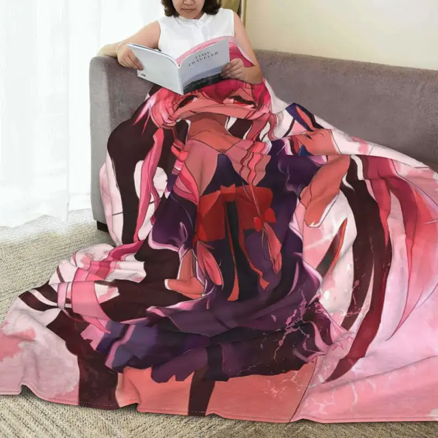 Mirai nikki anime flanela lance cobertores futuro diário yuno gasai  cobertor para cama viagens cama quente joga - AliExpress