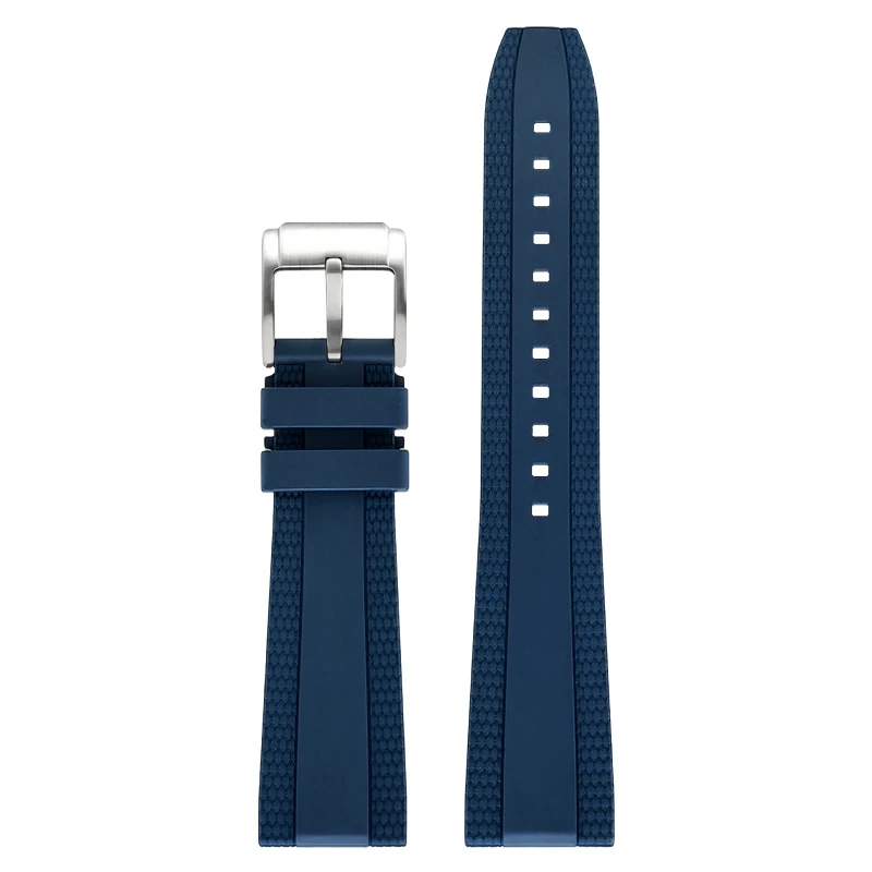 Premium Silicone Watch Strap, Waterproof Rubber Band Bracelet, 20/22mm