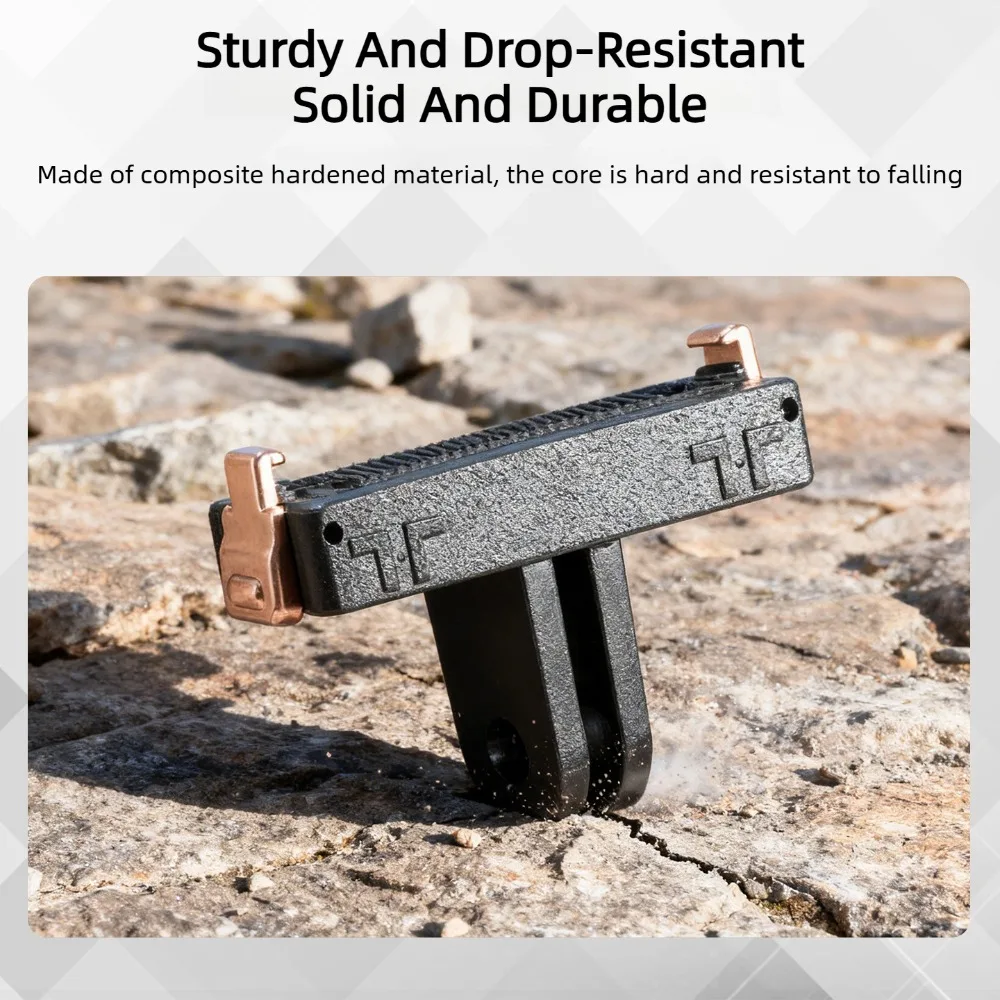 Adattatore Magnetico in Lega per Action Camera con Base a Sgancio Rapido - immagine 2