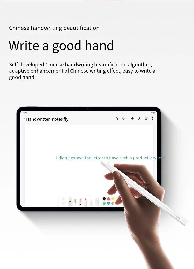 original vivo Pencil 2s stylus is suitable for vivo Pad 3 series, Pad 2, iQOO Air, Air, iQOO 2