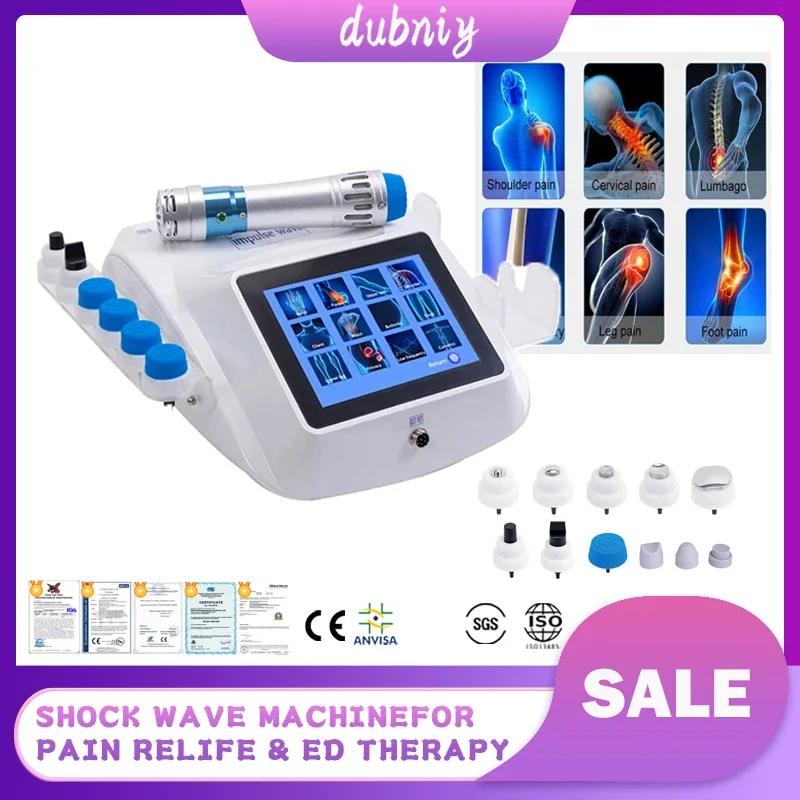 NEW Shock Wave Relieve Muscle Pain Health Care Physiotherapy Equipment Body Pain Relief Massager Shockwave ED Therapy Machine