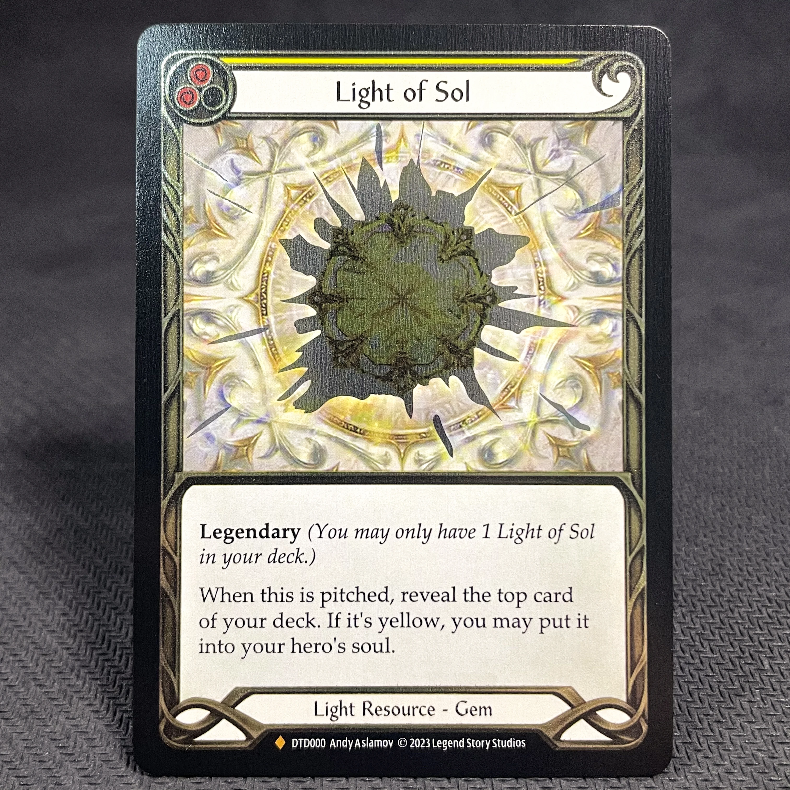 FAB COLD FOIL Proxy Collection Cards Crown of Providence