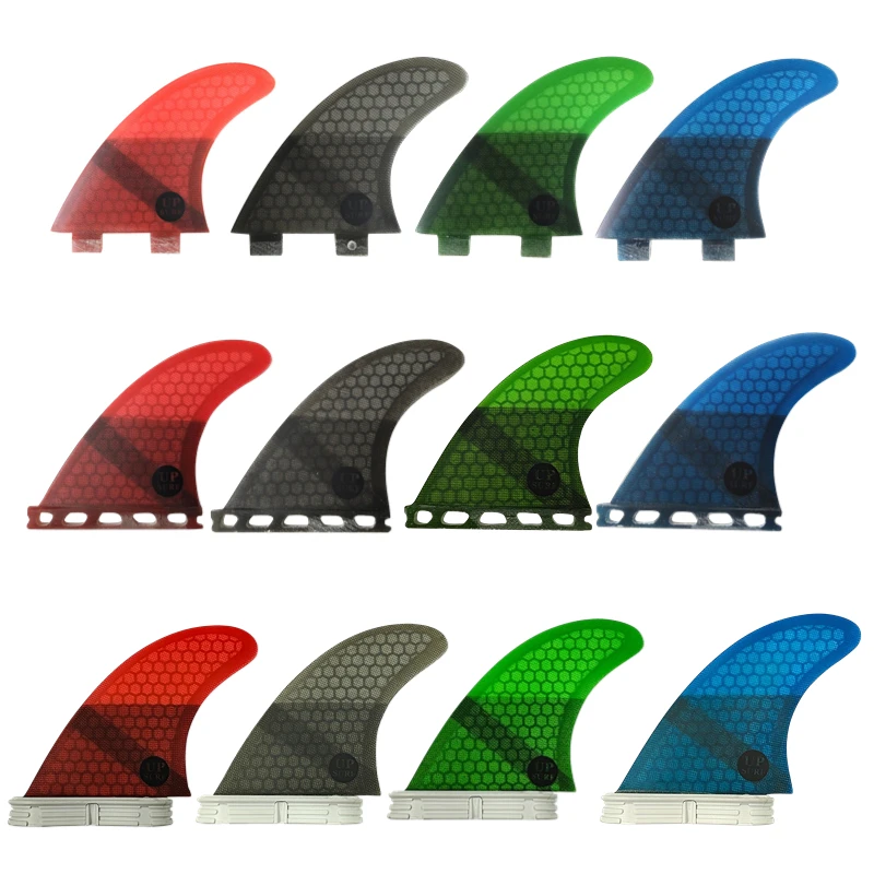 Surfboard Fins M/UK2.1 Surf Fins Tri Fins Quad Fins Set For Surfing Double Tabs/Double Tabs 2/Single Tab Fins For Sup quilhas