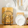 Kitchen Cabinet Organizers for Pots Pans Expandable Stainless Steel Pot Lid Storage Rack Cutting Board Drying Cookware Shelf 3