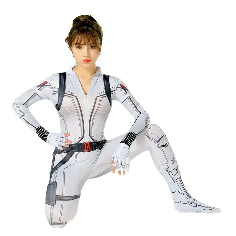 2024 New Black Widow Costume Cosplay Superhero Disguise Halloween Costume  Jumpsuit for Kids Carnival Party Dress Suit - AliExpress 1501