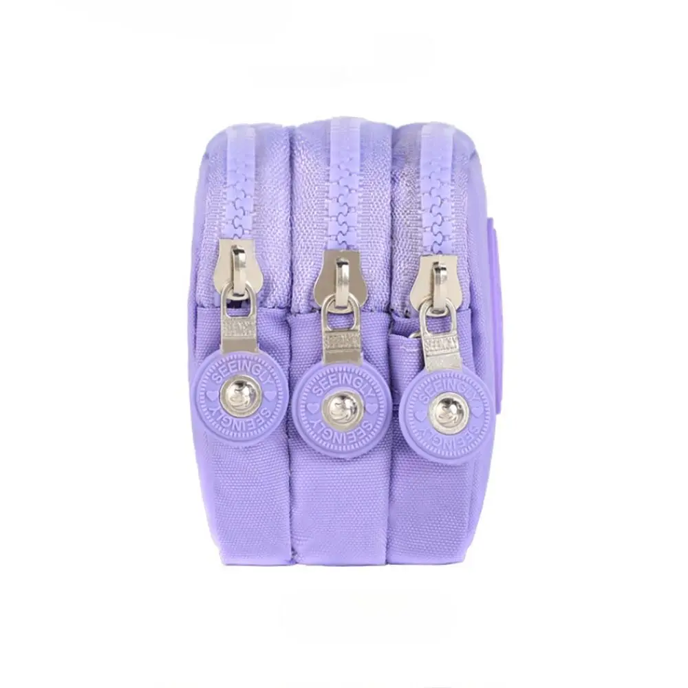 Universal Card Holder Coin Bags Three Layers Large Capacity Purse Zipper Waterproof Wallet Bank ID Credit Card Keys Earphone