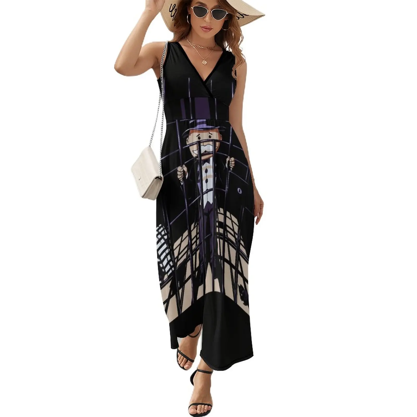 

Платье без рукавов Monoplay, летнее платье для женщин 2024, платья для официальных мероприятий