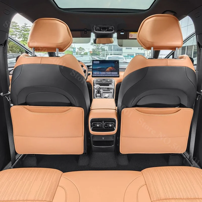 Geely Boyue L 2025 2026 용 카시트 백 안티 킥 패드 가죽 도어 핸들 커버 보호대 방수 방지 스크래치 액세서리