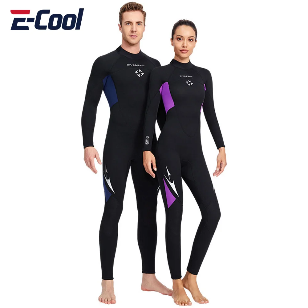 

3MM Neoprene Wetsuit Men Surf Scuba Diving Suit Equipment Underwater Fishing Spearfishing Kitesurf Swimwear Wet Suit