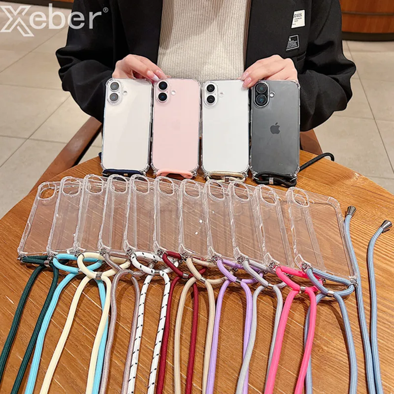 Coque Collier Pour Motorola Moto E13 - Étui Avec Cordon Porte-Cartes