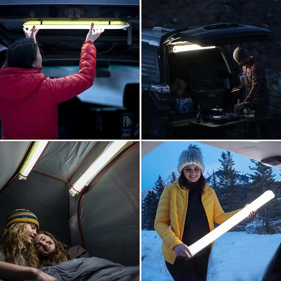 Ztarx Solar LED Tube Light USB and Battery Powered