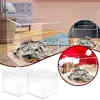 Transparent Acrylic Piggy Bank 12/15/18cm Large Size Can Be Saving Cube Cannot Take Save That Money Storage Box Box O M7I1 1