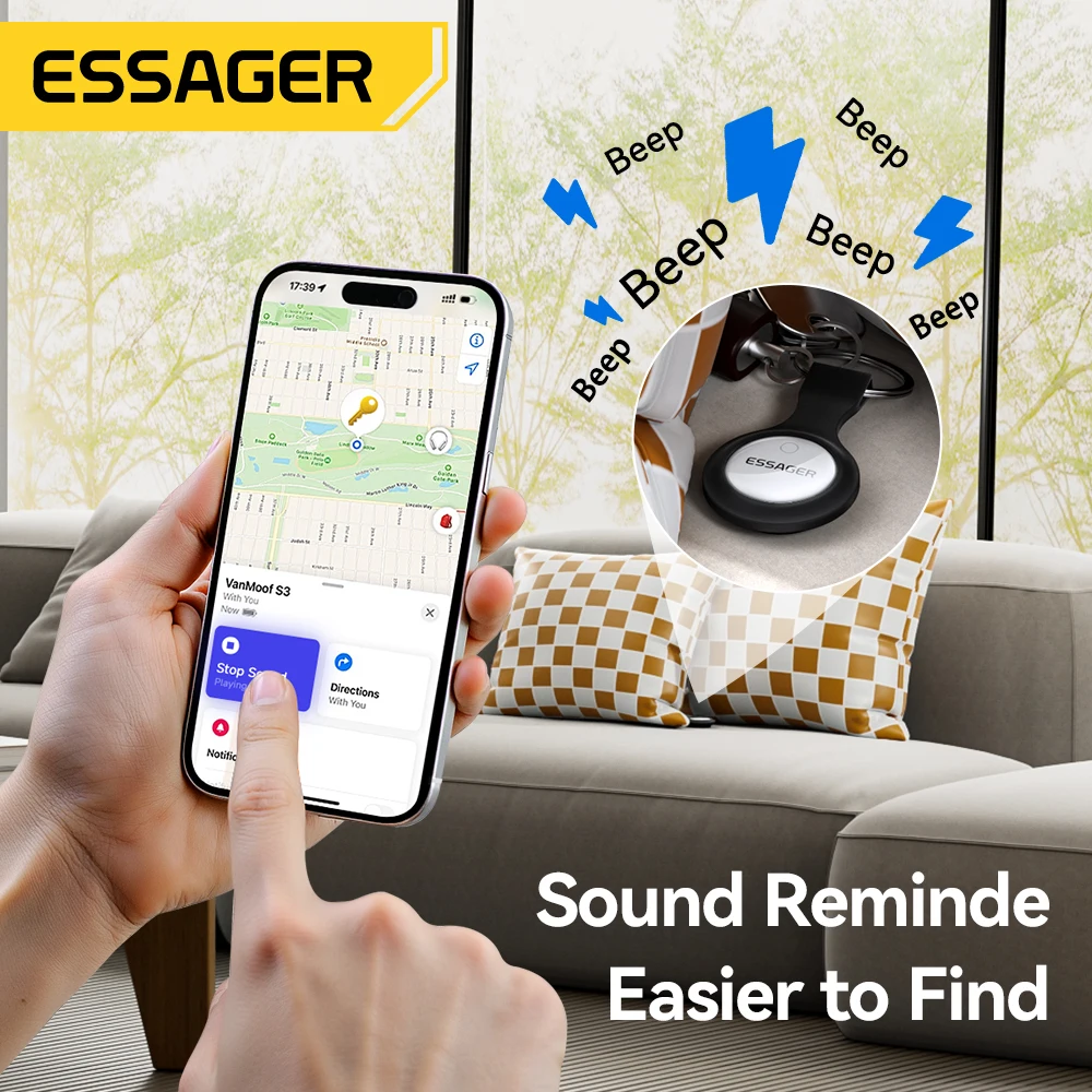 ESSAGER Tracker with GPS for iPhone
