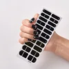 Semi Cured Wraps Fast Gel Nail Sticker Soild Nail Gel Wraps Adhesive Full Cover Gel Nail Sticker Full Cover  Manicure Decoration 2